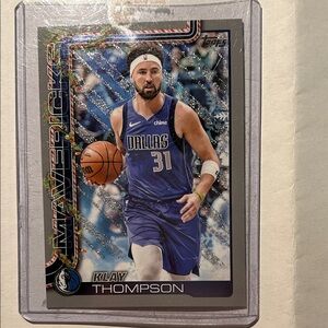 Topps Mavericks Klay Thompson Christmas Edition Basketball Card